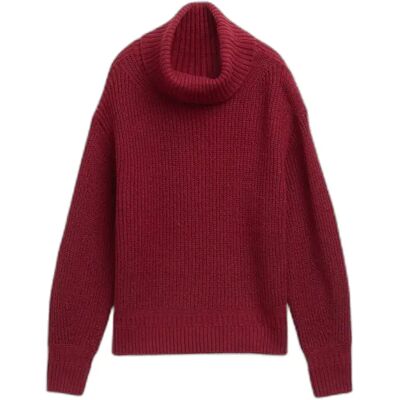 Dames col roulé in brei Tom Tailor Rouge XS Dames col roulé in brei Tom Tailor Rouge XS