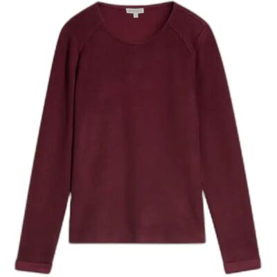 Pull effet chiné voor vrouwen Tom Tailor Rouge 2XL Pull effet chiné voor vrouwen Tom Tailor Rouge 2XL