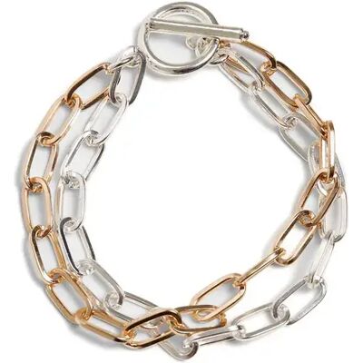 Armband Urban Classics Bicolor Layering Gouden S/M Armband Urban Classics Bicolor Layering Gouden S/M