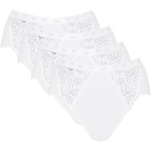 Damesslip Sloggi Chic Midi 4P Blanc 42 Damesslip Sloggi Chic Midi 4P Blanc 42
