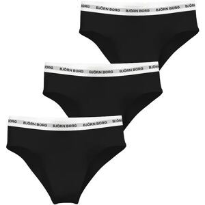 Damesslip met hoge taille Björn Borg Logo Brief (x3) Noir M Damesslip met hoge taille Björn Borg Logo Brief (x3) Noir M