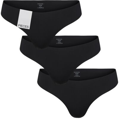 Dames string slip Pieces Namee (x3) Zwart M Dames string slip Pieces Namee (x3) Zwart M