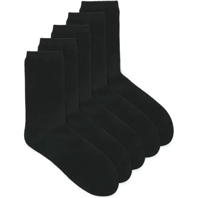 Pak van 5 sokken Jack & Jones Jacblack Noir 38/43 Pak van 5 sokken Jack & Jones Jacblack Noir 38/43