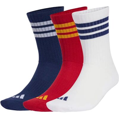 Sokken adidas 3-Stripes (x3) Bleu 40/42 Sokken adidas 3-Stripes (x3) Bleu 40/42