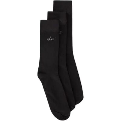 Sokken Alpha Industries Basic Socks 3 Pack Noir 43/46 Sokken Alpha Industries Basic Socks 3 Pack Noir 43/46