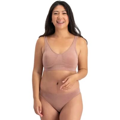 Dames string Bamboo Basics Amber (x3) Marron XL Dames string Bamboo Basics Amber (x3) Marron XL