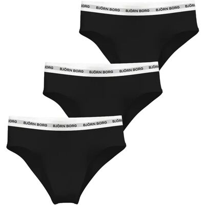 Damesslip met hoge taille Björn Borg Logo Brief (x3) Noir XS Damesslip met hoge taille Björn Borg Logo Brief (x3) Noir XS
