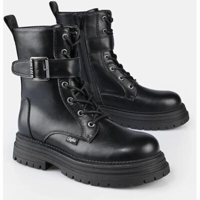 Dameslaarzen Buffalo Lennox Lace Up Mid Noir 38 Dameslaarzen Buffalo Lennox Lace Up Mid Noir 38