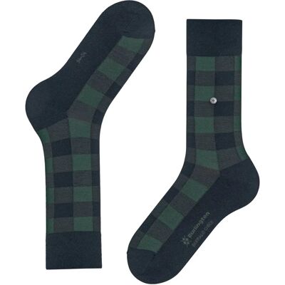 Sokken Burlington Buffalo Check Bleu 40/46 Sokken Burlington Buffalo Check Bleu 40/46