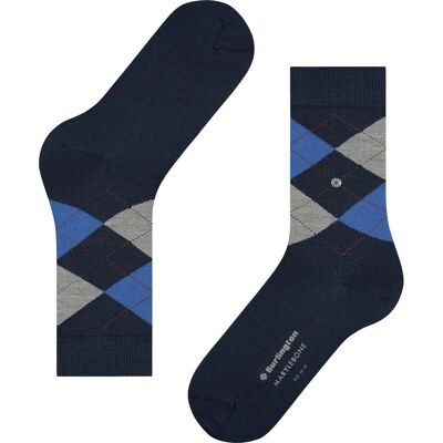 Damessokken Burlington Marylebone Bleu 36/41 Damessokken Burlington Marylebone Bleu 36/41