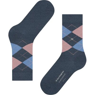 Damessokken Burlington Marylebone Bleu 36/41 Damessokken Burlington Marylebone Bleu 36/41