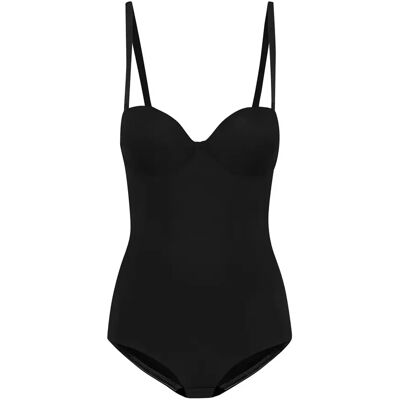 Body met gewatteerde beugels voor dames Bye Bra Noir L Body met gewatteerde beugels voor dames Bye Bra Noir L