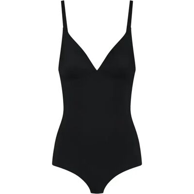 Bodysuit zonder beugels voor dames Bye Bra Noir S Bodysuit zonder beugels voor dames Bye Bra Noir S