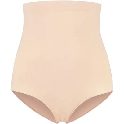 Damesslip met hoge taille Bye Bra Soft Touch Seamless Beige XL Damesslip met hoge taille Bye Bra Soft Touch Seamless Beige XL