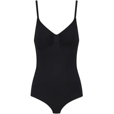 Naadloze body voor dames Bye Bra Soft Touch Seamless Noir 2XL Naadloze body voor dames Bye Bra Soft Touch Seamless Noir 2XL