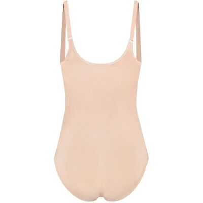 Naadloze body met open buste voor dames Bye Bra Soft Touch Seamless Beige M Naadloze body met open buste voor dames Bye Bra Soft Touch Seamless Beige M