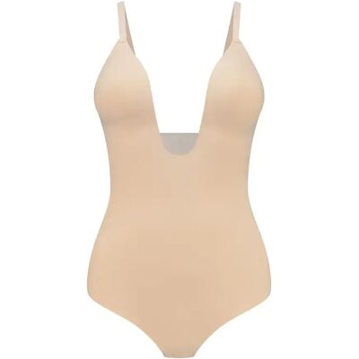 V-hals corrigerend body voor dames Bye Bra Beige S V-hals corrigerend body voor dames Bye Bra Beige S