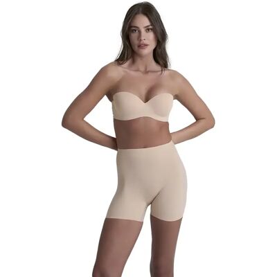 Halfhoge shorts voor dames Bye Bra Beige 2XL Halfhoge shorts voor dames Bye Bra Beige 2XL