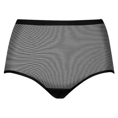 Vrouwelijke shaping culotte van tule Bye Bra Mid Waist Noir XL Vrouwelijke shaping culotte van tule Bye Bra Mid Waist Noir XL