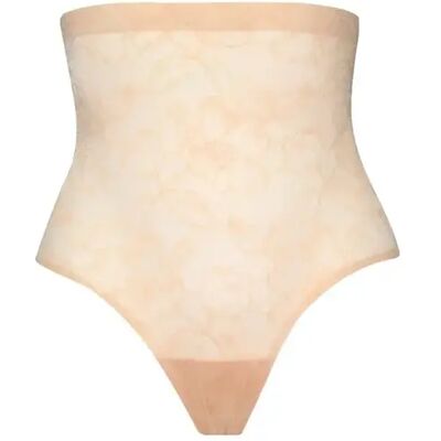 Lace high-waisted control brief for women Bye Bra Beige XL Lace high-waisted control brief for women Bye Bra Beige XL