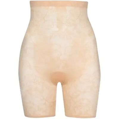 Korte kanten slips voor dames Bye Bra Beige S Korte kanten slips voor dames Bye Bra Beige S