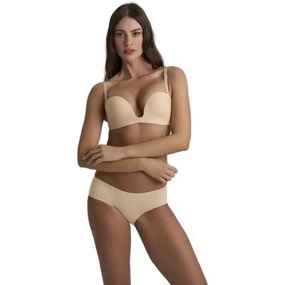 Hippe slips voor dames Bye Bra (x2) Beige M Hippe slips voor dames Bye Bra (x2) Beige M