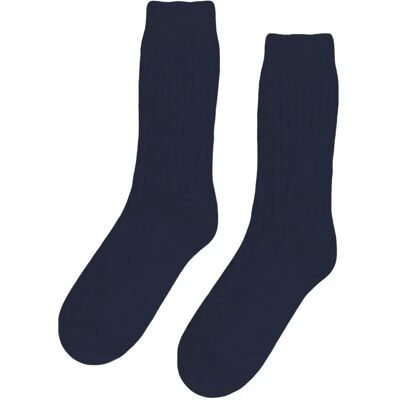 Wollen sokken Colorful Standard Merino Blend navy blue Bleu 36/40 Wollen sokken Colorful Standard Merino Blend navy blue Bleu 36/40