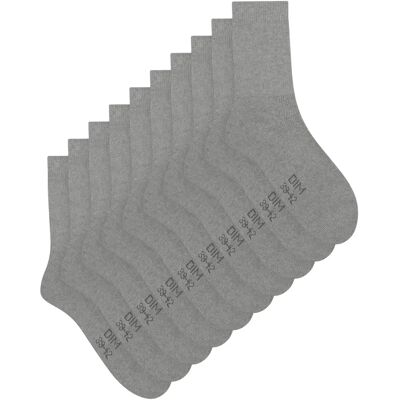 Set van 5 paar half-sokken DIM Ecodim Sport Gris 39/42 Set van 5 paar half-sokken DIM Ecodim Sport Gris 39/42