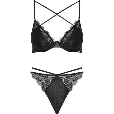 Dames lingerie set Esotiq Wea Noir L/XL Dames lingerie set Esotiq Wea Noir L/XL
