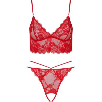 Dames lingerie set Esotiq Risky Rouge L/XL Dames lingerie set Esotiq Risky Rouge L/XL