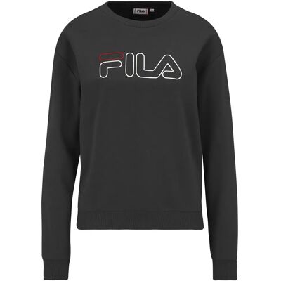 Sweatshirt dameskleding met ronde hals Fila Sitges Noir XL Sweatshirt dameskleding met ronde hals Fila Sitges Noir XL