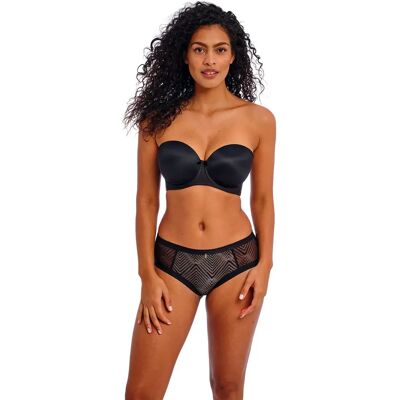 Voorgevormde bandeau bh met beugel voor dames Freya Deco Noir 95J Voorgevormde bandeau bh met beugel voor dames Freya Deco Noir 95J