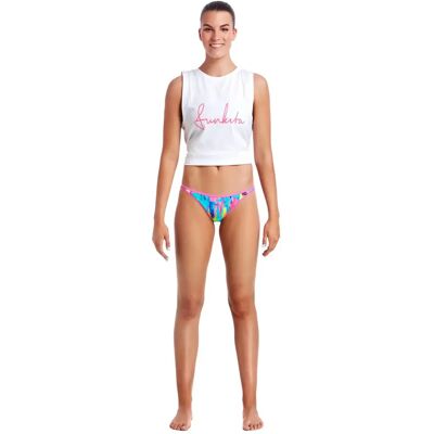 Vrouwen mini zwembroekje Funkita Impressionista brief Bleu 36 Vrouwen mini zwembroekje Funkita Impressionista brief Bleu 36