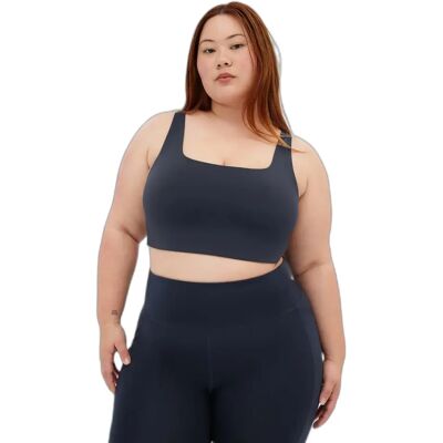 Vrouwen bh met vierkante hals Girlfriend Collective Tommy Bleu 4XL Vrouwen bh met vierkante hals Girlfriend Collective Tommy Bleu 4XL
