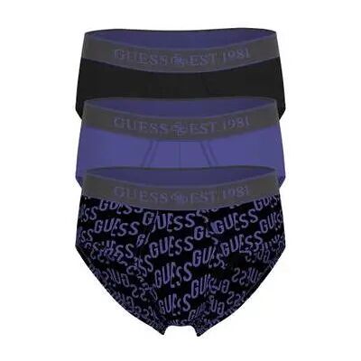 Slips Guess Joe Brief Print (x3) Bleu S Slips Guess Joe Brief Print (x3) Bleu S