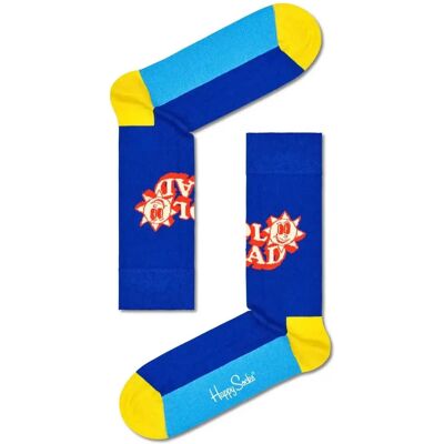 Sokken Happy Socks Number One Dad Bleu 41/46 Sokken Happy Socks Number One Dad Bleu 41/46