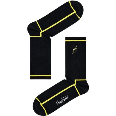 Sokken Happy Socks Flash Noir 41/46 Sokken Happy Socks Flash Noir 41/46