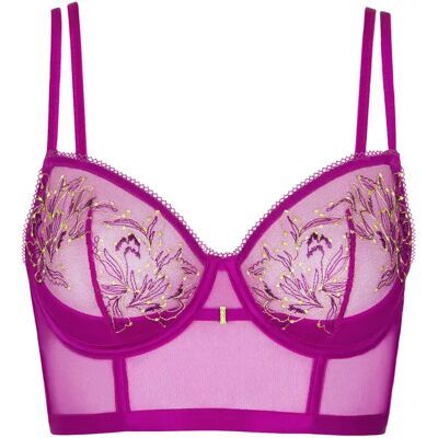 Dames bustier bh met beugels Lisca Jive Violet 95B Dames bustier bh met beugels Lisca Jive Violet 95B