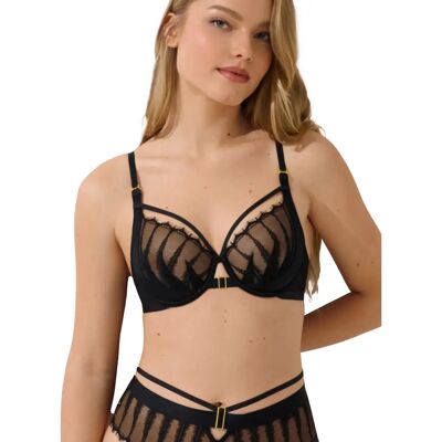Dames beugelbh Lisca Lovelace Noir 90B Dames beugelbh Lisca Lovelace Noir 90B