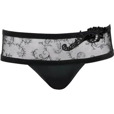 Vrouwen braziliaanse slip Lisca Royal Wish Noir 46 Vrouwen braziliaanse slip Lisca Royal Wish Noir 46
