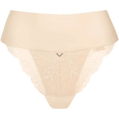 Hoge taille uitgesneden Braziliaanse slip voor dames Lisca Charisma Beige 40 Hoge taille uitgesneden Braziliaanse slip voor dames Lisca Charisma Beige 40