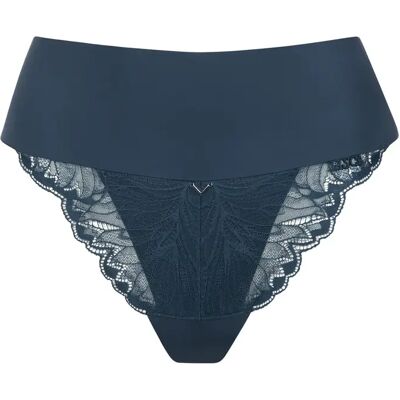 Hoge taille uitgesneden Braziliaanse slip voor dames Lisca Charisma Bleu 38 Hoge taille uitgesneden Braziliaanse slip voor dames Lisca Charisma Bleu 38