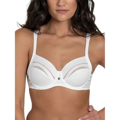 Dames push-up bh Lisca Alegra B à E Blanc 90B Dames push-up bh Lisca Alegra B à E Blanc 90B
