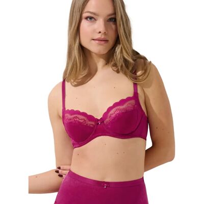 Dames beugelbh Lisca Evelyn B à E Violet 95E Dames beugelbh Lisca Evelyn B à E Violet 95E