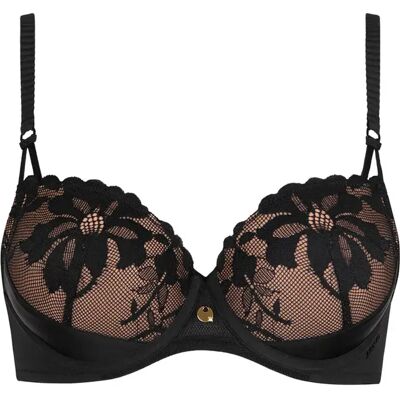 Voorgevormde beha voor dames Lisca Ocean Noir 95D Voorgevormde beha voor dames Lisca Ocean Noir 95D