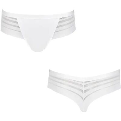 Vrouwen braziliaanse slip Lisca Alegra Blanc 38 Vrouwen braziliaanse slip Lisca Alegra Blanc 38