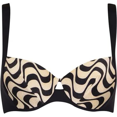 Dames badtop met beugel Lisca Multipositions Iceland Noir 44C Dames badtop met beugel Lisca Multipositions Iceland Noir 44C