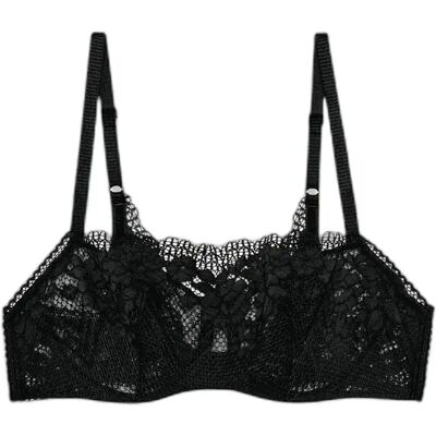 Bandeau bh met beugels voor vrouwen Passionata Nina Noir 95A Bandeau bh met beugels voor vrouwen Passionata Nina Noir 95A
