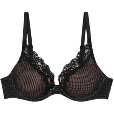 Dames beugel BH met padding Passionata Brooklyn Noir 80F Dames beugel BH met padding Passionata Brooklyn Noir 80F