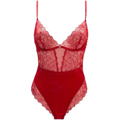 Dames tanga body Morgan Amandine Rouge 85B Dames tanga body Morgan Amandine Rouge 85B